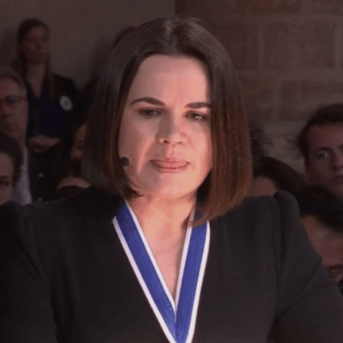 Sviatlana Tsikhanouskaya & Evgeniy Levchenko | Four Freedoms Meet-up 2022